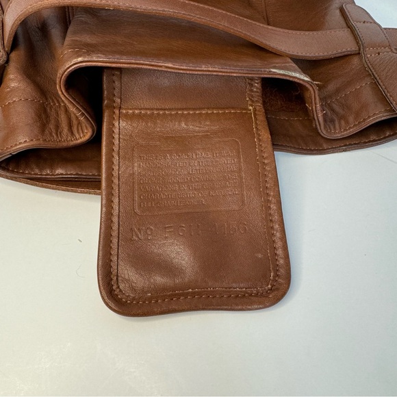 COACH  Bucket Bag- Authentic & Vintage Mini Shoulder Drawstring, Leather, Brown - Picture 13 of 17